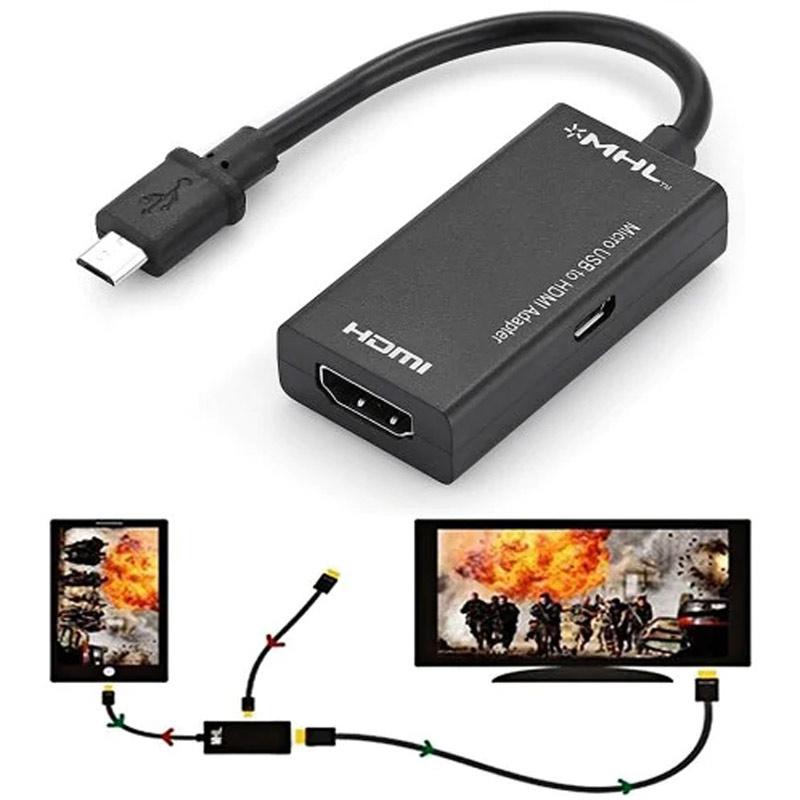 Jual Klikmystore Micro Usb To Hdmi Adapter Mhl To Hdtv Adaptor