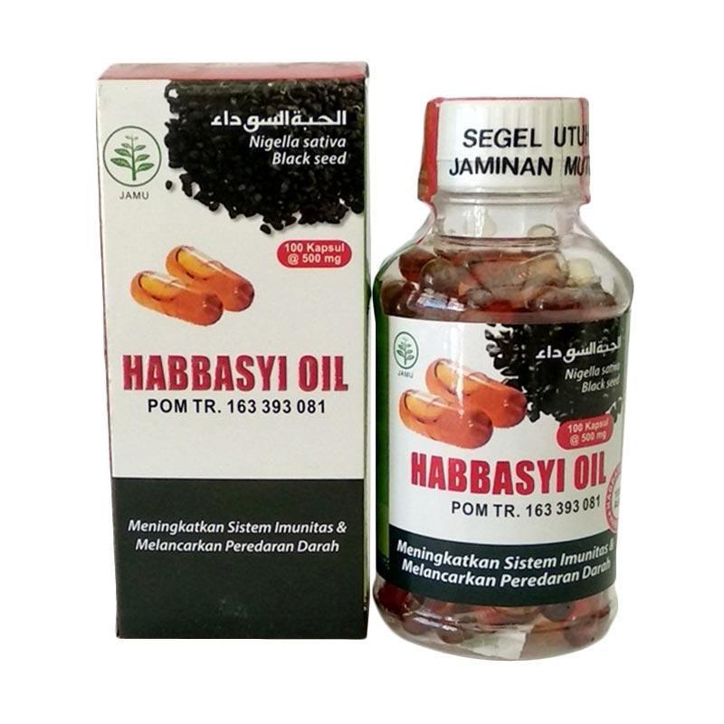 Jual Habbasyi Oil Minyak Habbatussauda 100 Kapsul Terbaru Juli 2021  Jual Habbasyi Oil Minyak Habbatussauda 100 Kapsul Terbaru Juli 2021
