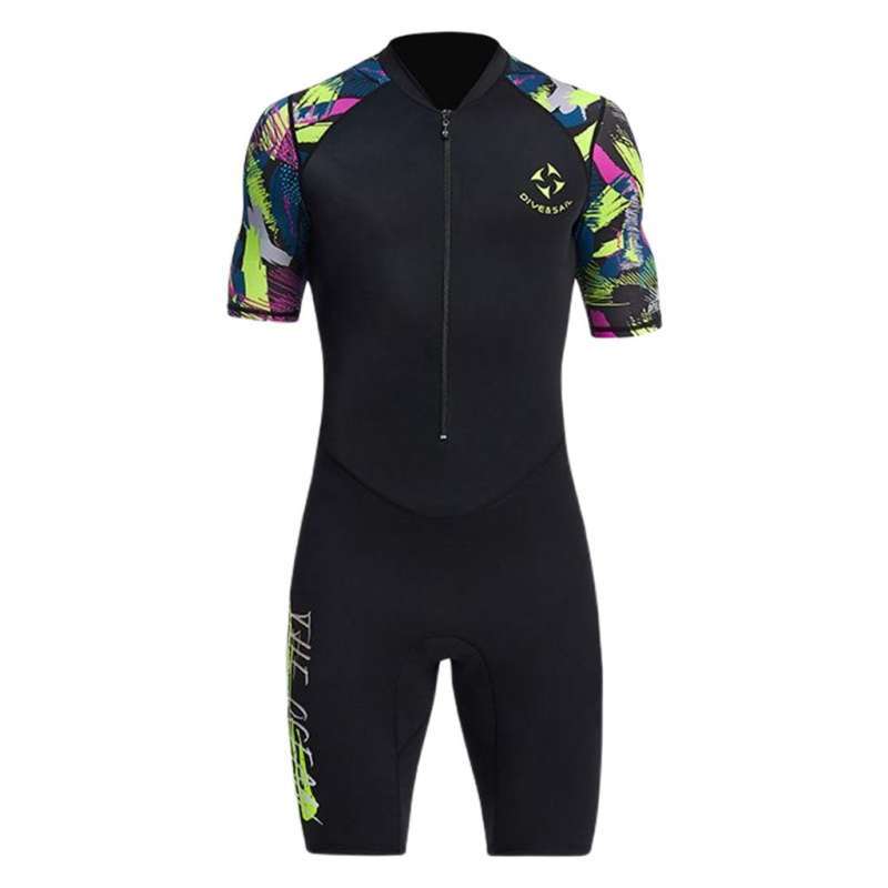 Men Wetsuit 1.5mm Jumpsuit Dive Suit 