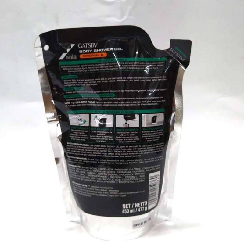 Gratis Ongkir Gatsby Body Wash Durable Deo Shield 450 Ml | Sabun Mandi Cair  Pria