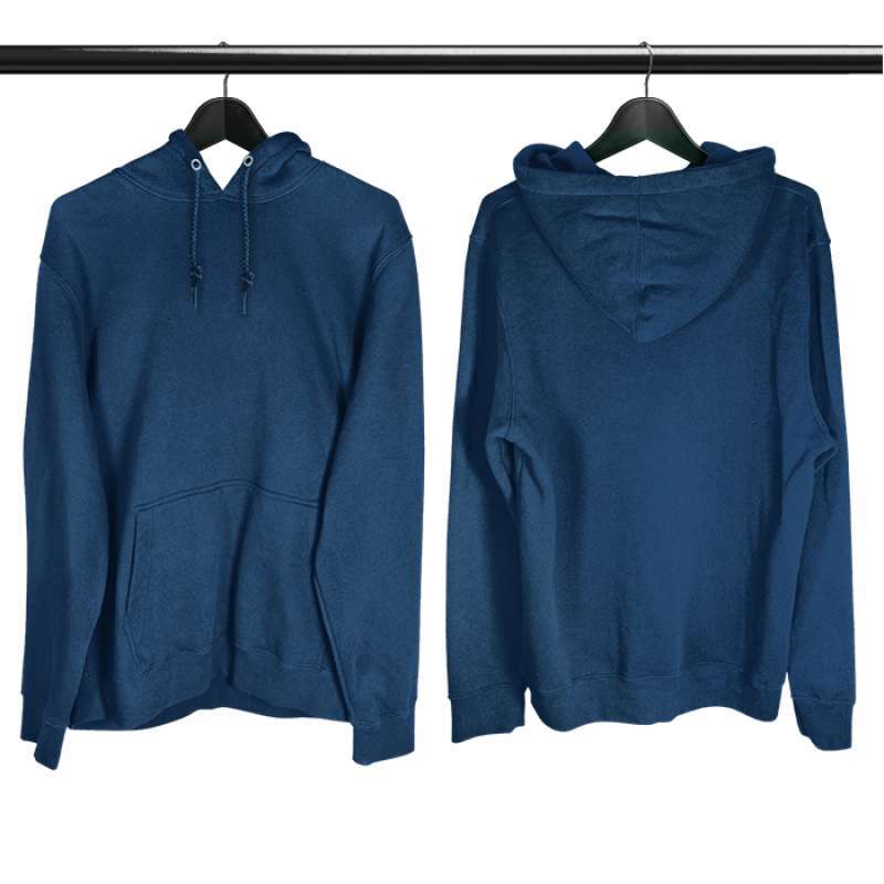 Jual Sweater Hoodie Pria Oversize Navy Blue Hoodie Polos Unisex