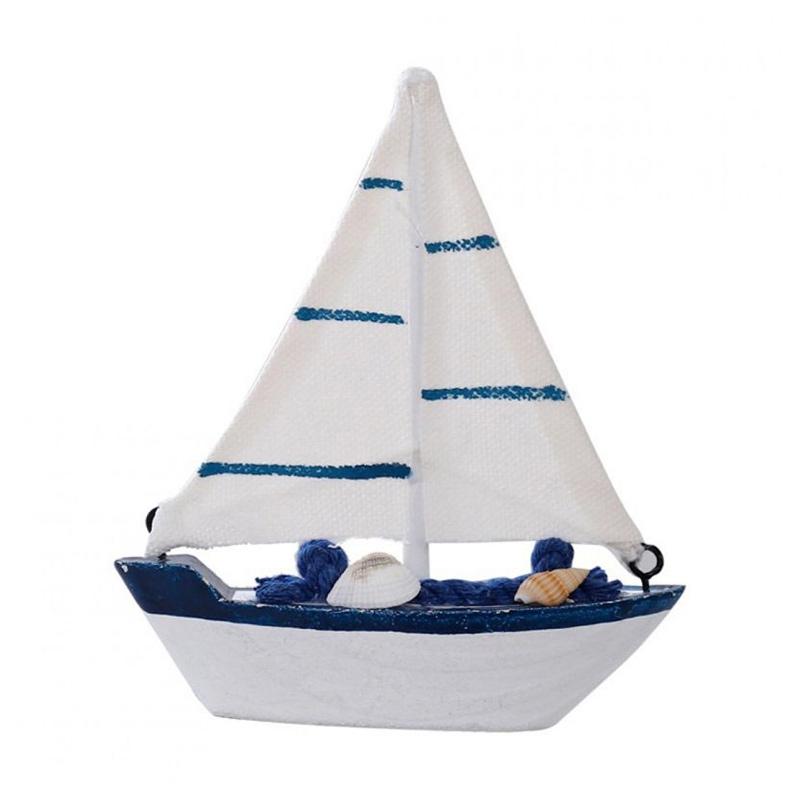 Wallpaper Jual Bluelans 4 Mediterranean Style Marine Wooden Sailing Boat Art Decoration Ornament Gift Blue Online Juli 2020 Blibli Com Desktop Wallpaper Free