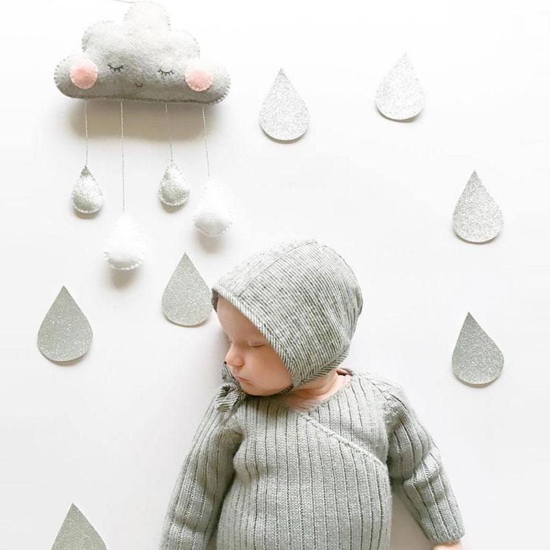 Jual Bluelans Lovely Hanging Cloud Water Drop Felt Tent Kids Room Ornament Party Decoration Terbaru Juli 2021 Blibli