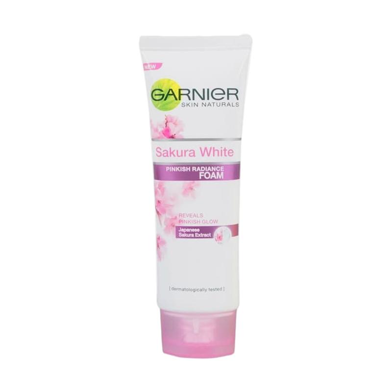 garnier sakura white facial foam