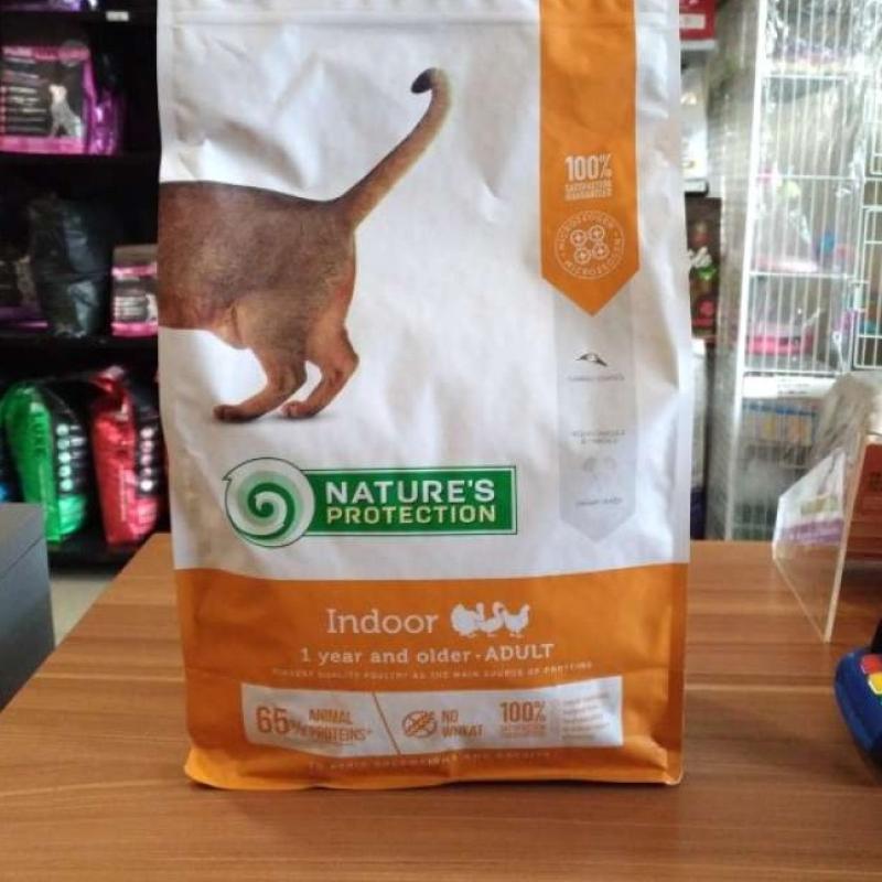 Nature protection store indoor cat food
