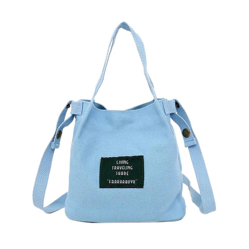 Jual Joyful Mini Canvas Two Ways Import Korean Style Living Travelling Share Tas Selempang Wanita Online November 2020 Blibli