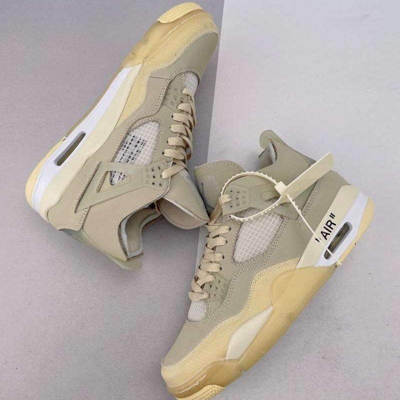 Air Jordan 4 RETRO x Off-White AJ4 OW Sail – DRIP CLUB CL