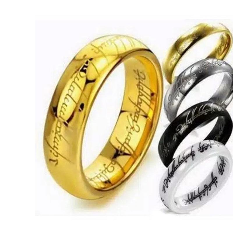 Jual Lila Ct80 Lord Of The Ring Cincin Couple Titanium Silver Size 6 Online Januari 2021 Blibli