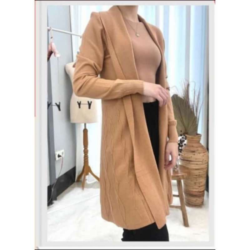 Promo Gratis Ongkir Long Cardigan Rajut 