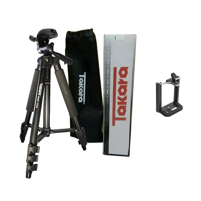 Jual TAKARA ECO 173A Tripod plus Holder for Camdig/ Action cam/ Smartphone Terbaru - Harga Promo Juli 2019 | Blibli.com