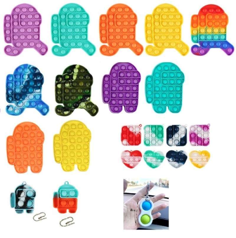 Promo NEW FIDGET PUSH POP UP BUBBLE 