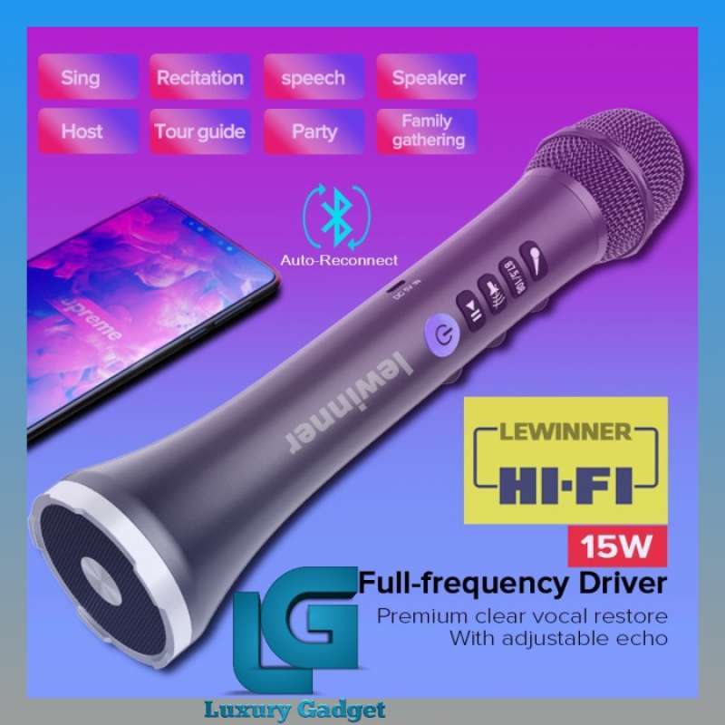 Mic bluetooth hotsell karaoke yang bagus