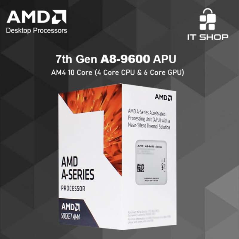 Ghz R7 A8 9600 AMD A-Series Bristol Ridge A8-9600 BOX