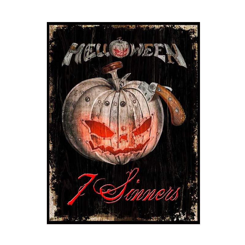 Jual Wonderpet Helloween 7 Sinners Band Poster Kayu Dekorasi Dinding Online Oktober 2020 Blibli Com