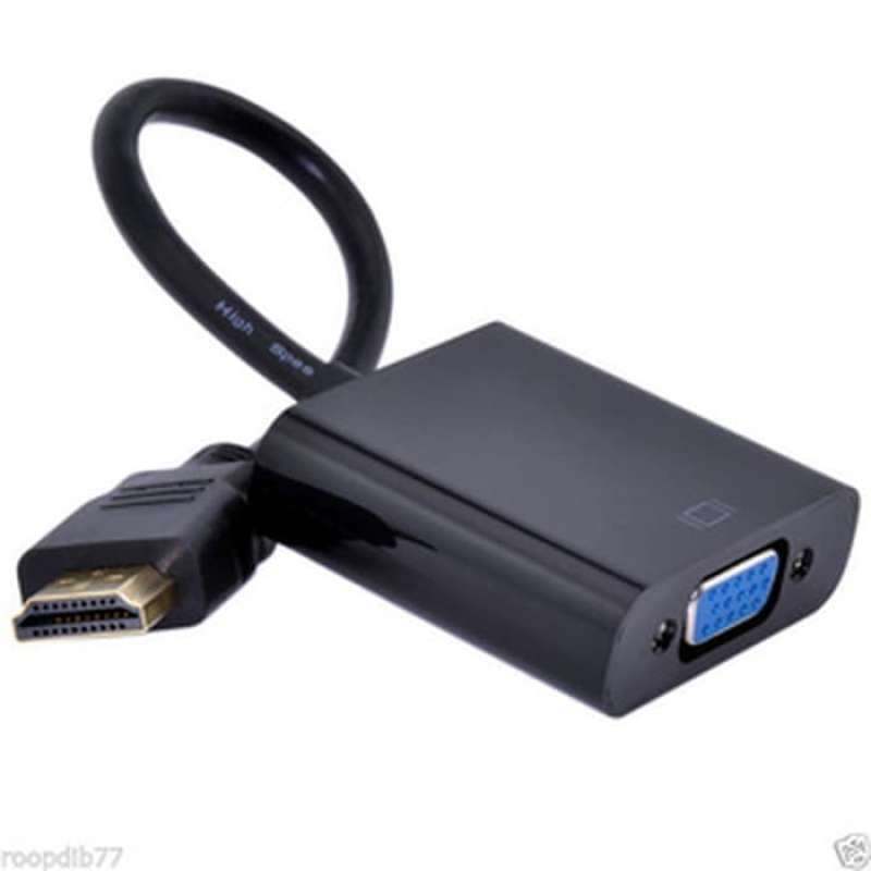 Unik Kabel HDMI KE VGA FEMALE TO LCD TV 