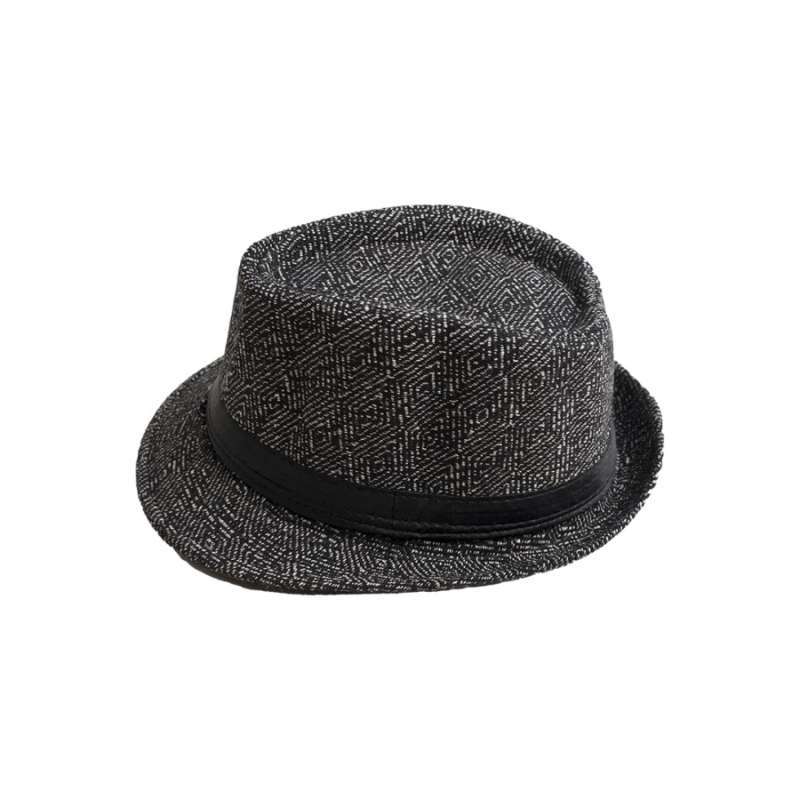 Promo Topi Fedora Cowboy Hat Fedora Dusty Linen Hitam Houseofcuff