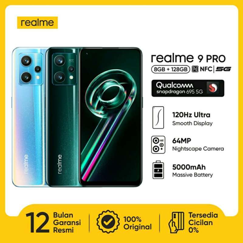 Promo Realme 9 Pro 5g [8/128gb] Nfc - Garansi Resmi 1 Tahun