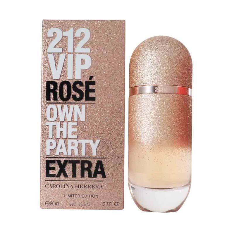 Jual Carolina Herrera 212 Vip Rose Extra Eau De Parfum 80 Ml