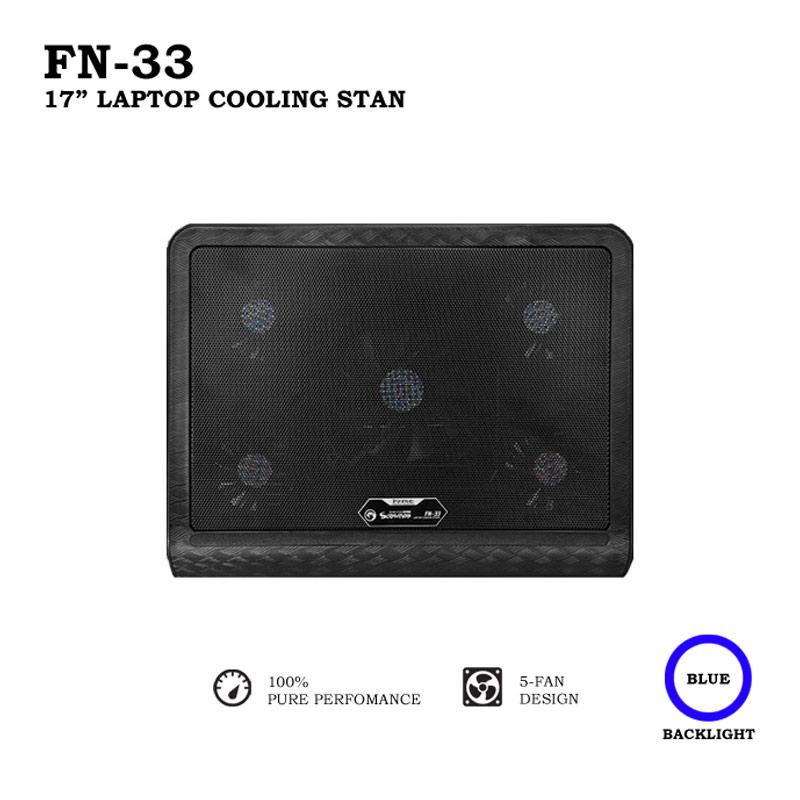 Jual Marvo Fn 33 Cooling Pad Laptop Cooling Stan Blue 17 Inch Online Desember 2020 Blibli
