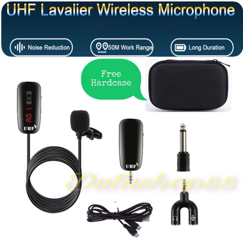 Jual Microphone wireless mic clip on 
