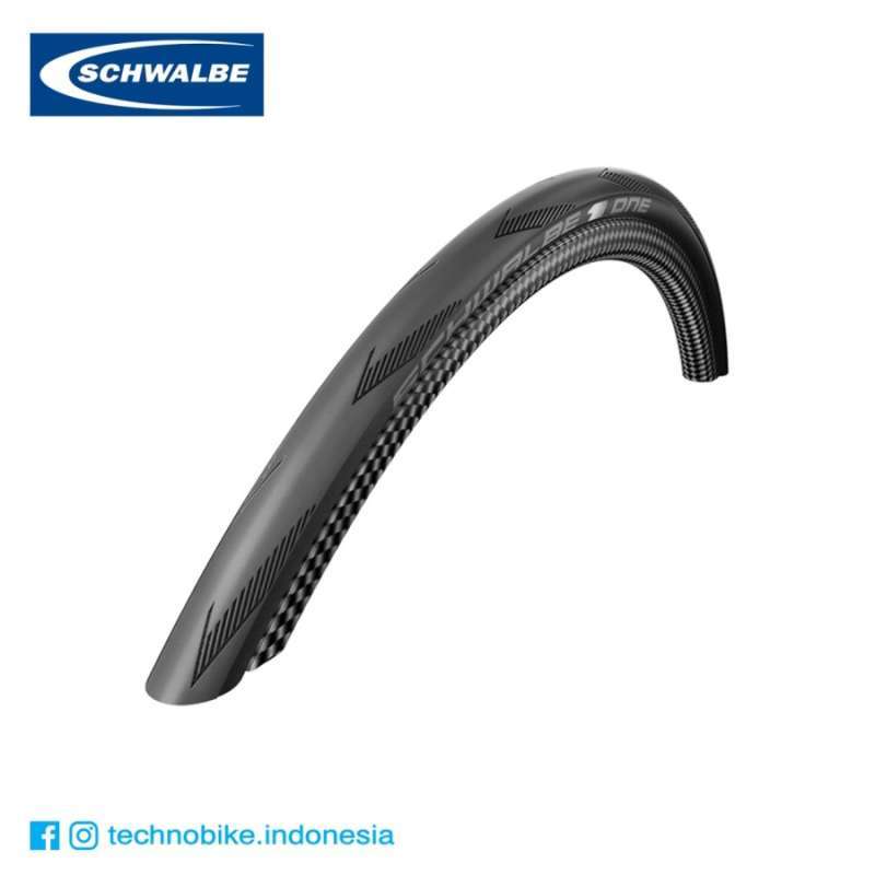 Jual Tyre Schwalbe One Tle Black 700x25 Tubeless Easy I Ban Luar