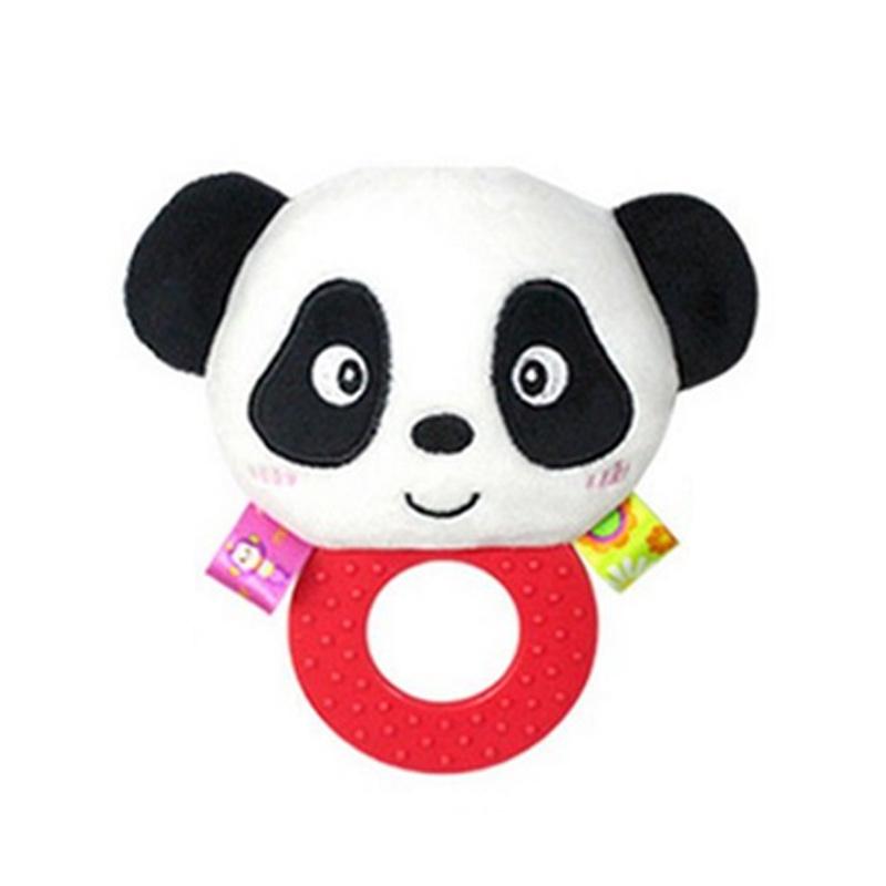 unduh gratis gambar animasi Jual Happy Monkey Rattle Teether Kepala Hewan Panda Mainan Bayi Terkeren