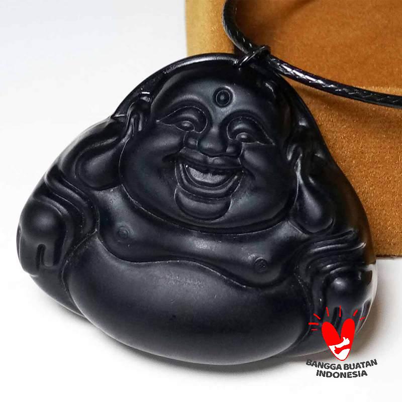 Jual Vee Batu Giok Hitam Berukir Budha Ketawa Jumbo Kalung Liontin Terapi Kesehatan Online Oktober 2020 Blibli Com