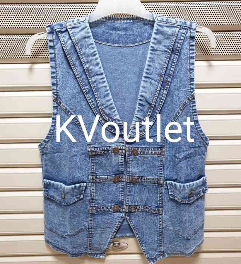 Vest jeans new arrivals wanita