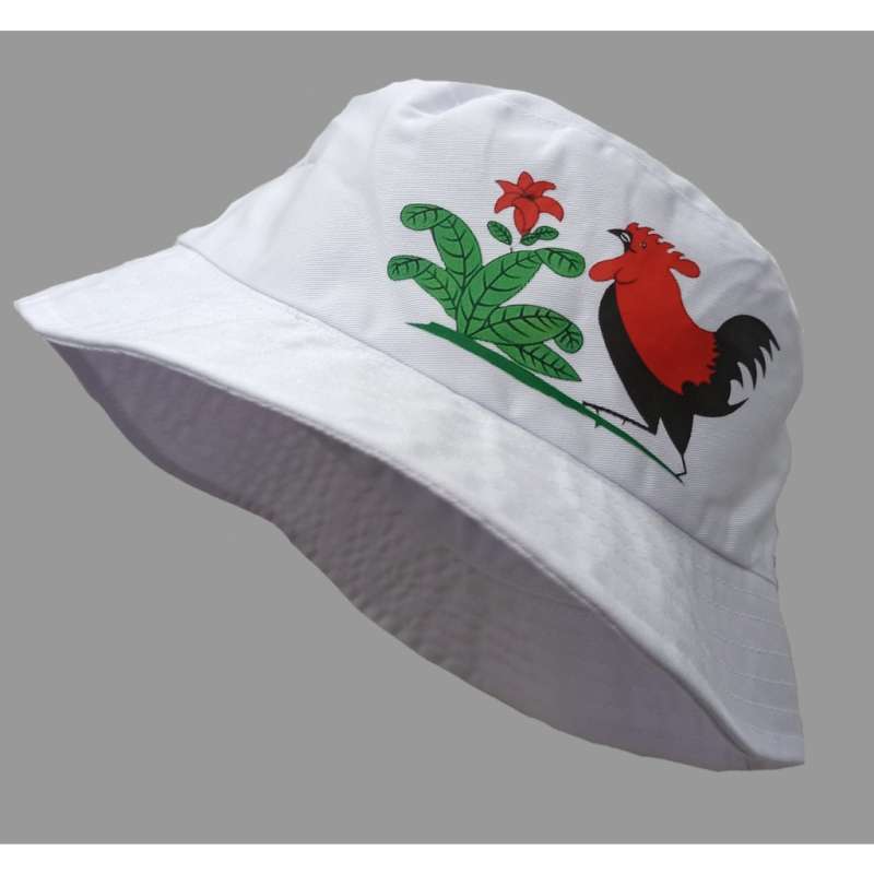 Bucket hat sales ayam jago