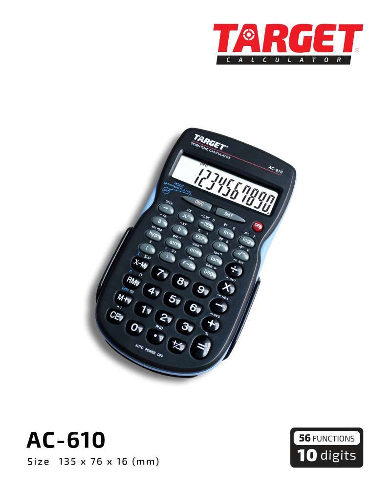 Casio scientific sales calculator target