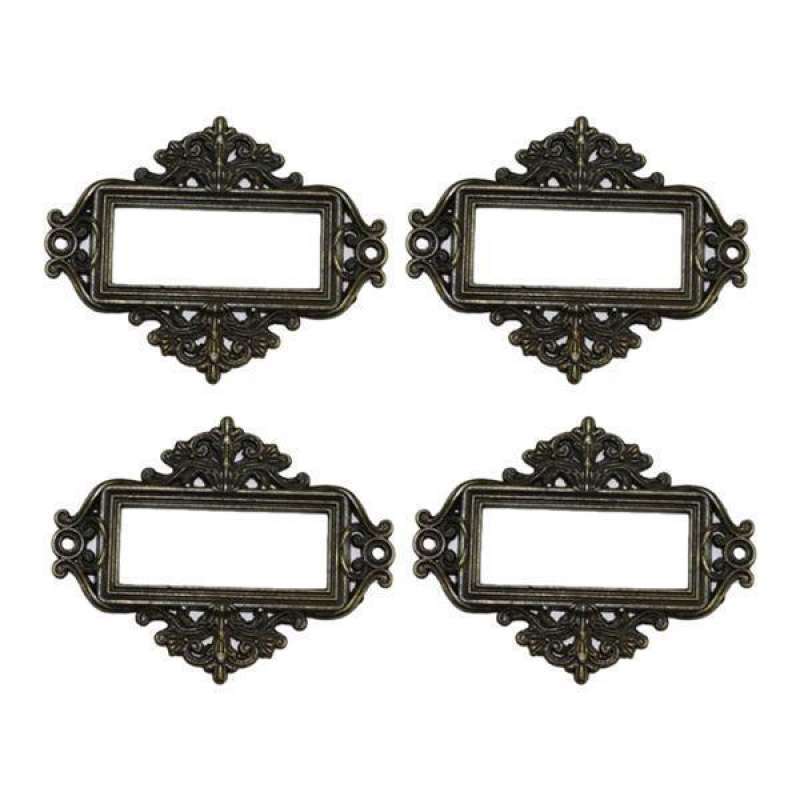 Promo 4x4x Home Cabinet Drawer Frame Label Tag File Name Card ...