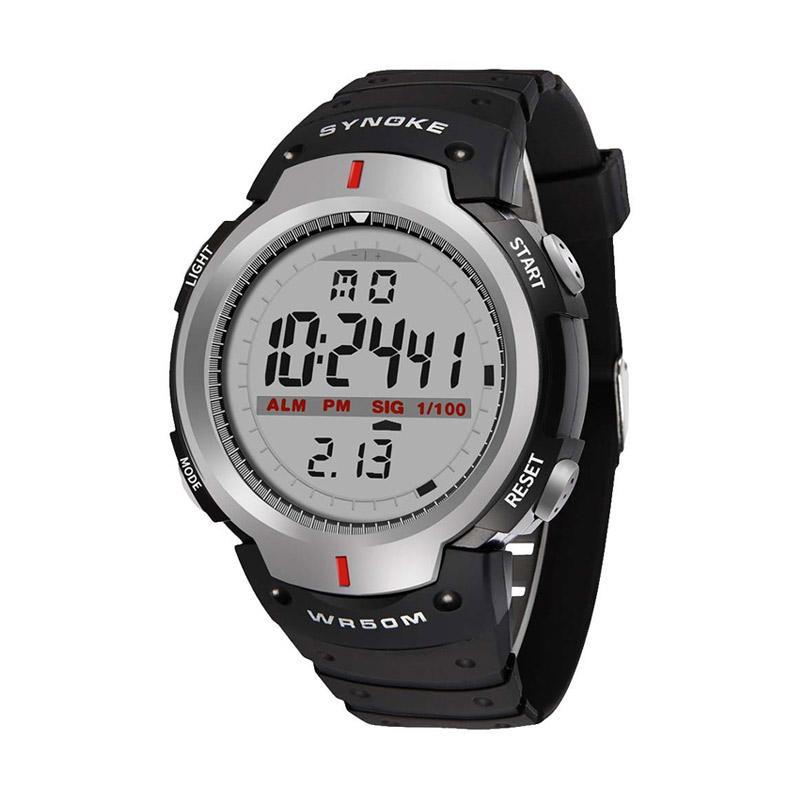 Jual Synoke Fashion Men Outdoor Sport Luminous Week Date Alarm Digital Wrist Watch Black Online Mei 2020 Blibli Com