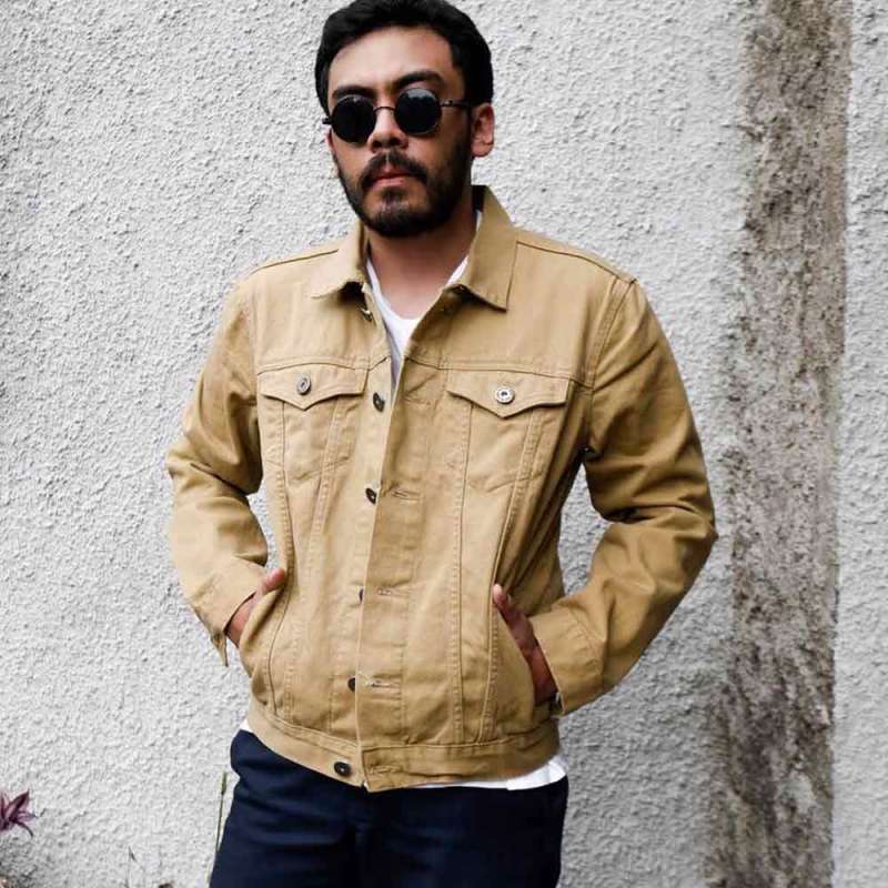 Jaket jeans mustard shop
