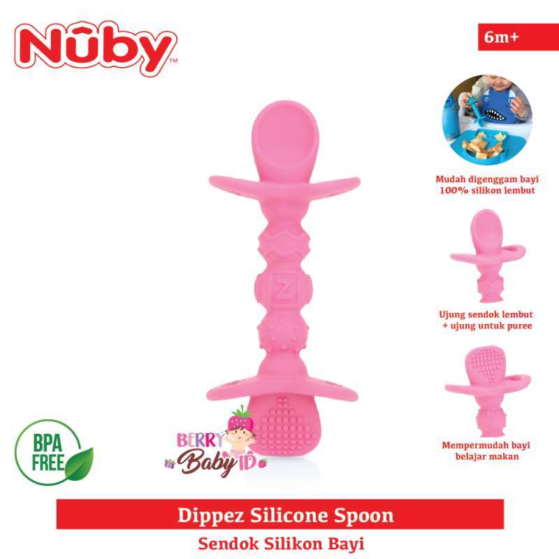 Silicone Dipeez Baby Feeding Spoon