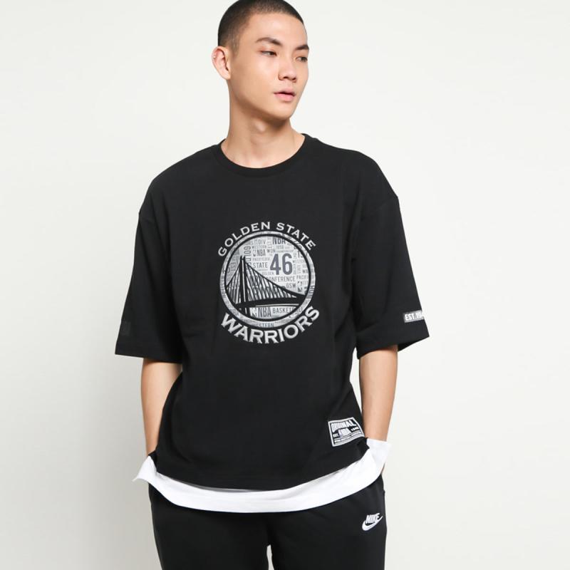 Golden state warriors black t shirt on sale