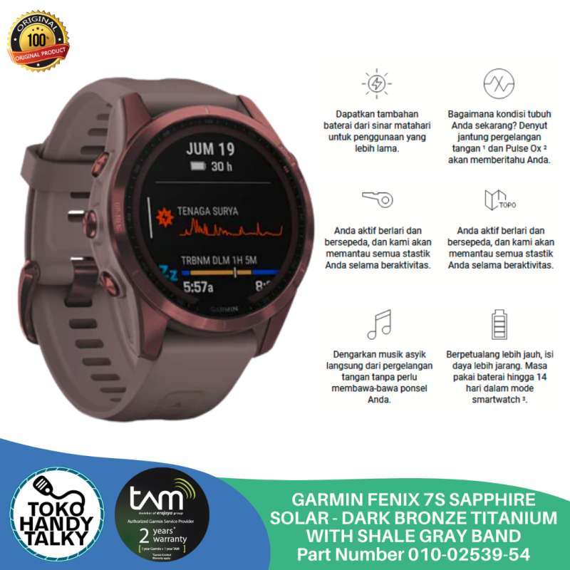 Jual GARMIN SMARTWATCH FENIX 7S 