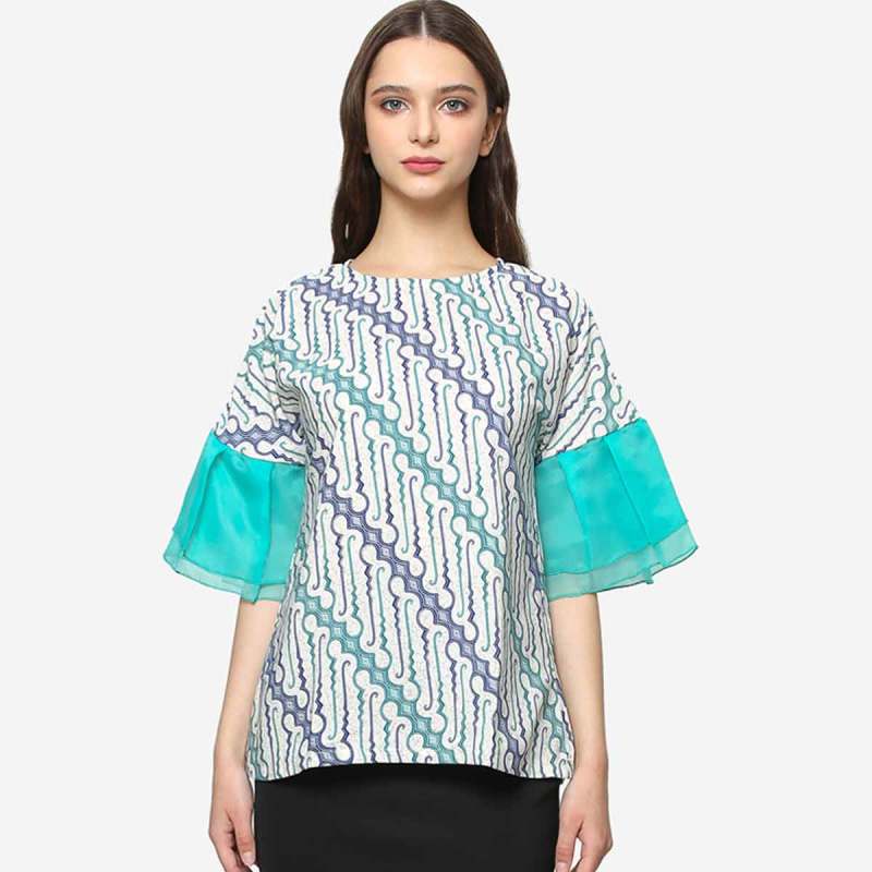 Jual Anakara Blouse Organza Kirmizi Blouse Wanita Tosca Online Oktober 2020 Blibli Com
