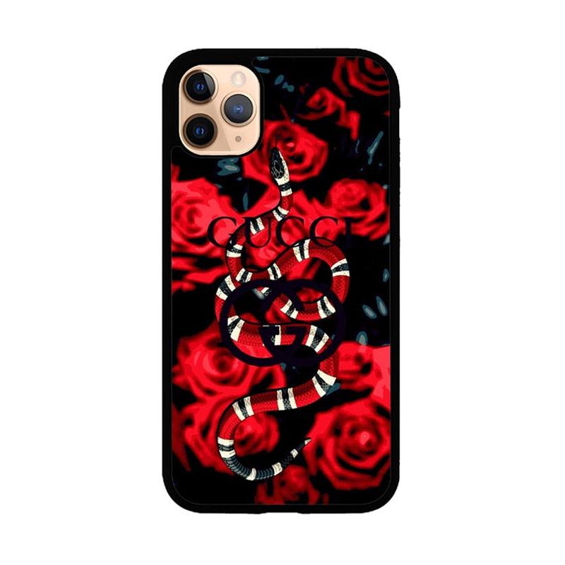 Jual Hardcase Casing Custom Iphone 11 Pro Max Gucci Rose P1205