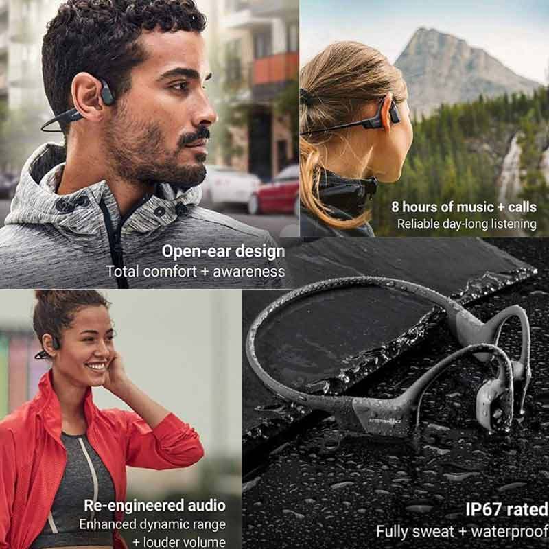 Promo AFTERSHOKZ Aeropex Wireless Bluetooth Bone Conduction Open Ear  Headset di Seller Toko Kenichi - Kota Jakarta Utara, DKI Jakarta | Blibli