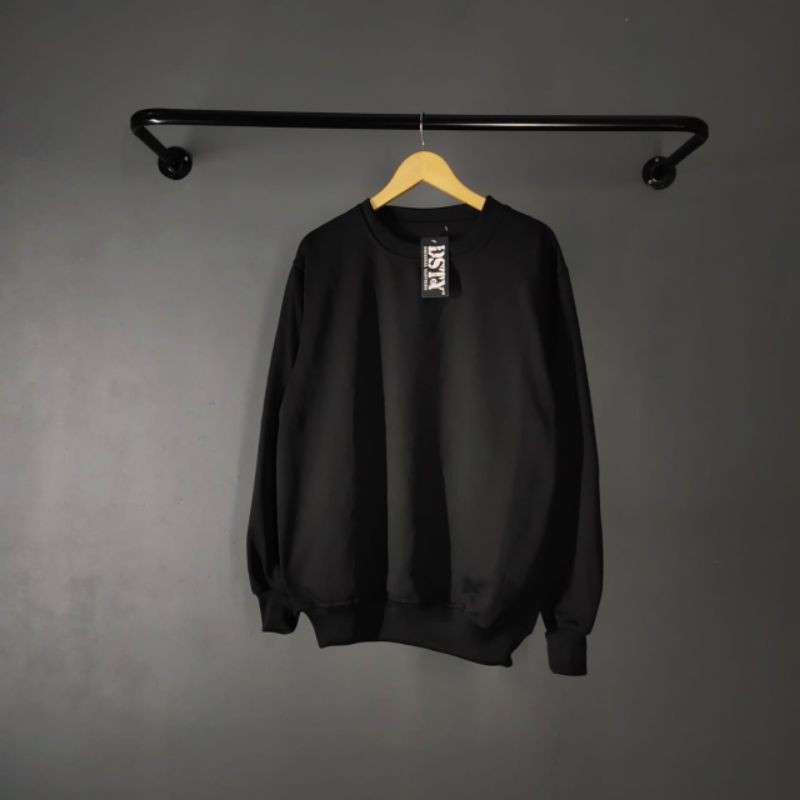 Crewneck Polos Hitam | forum.iktva.sa