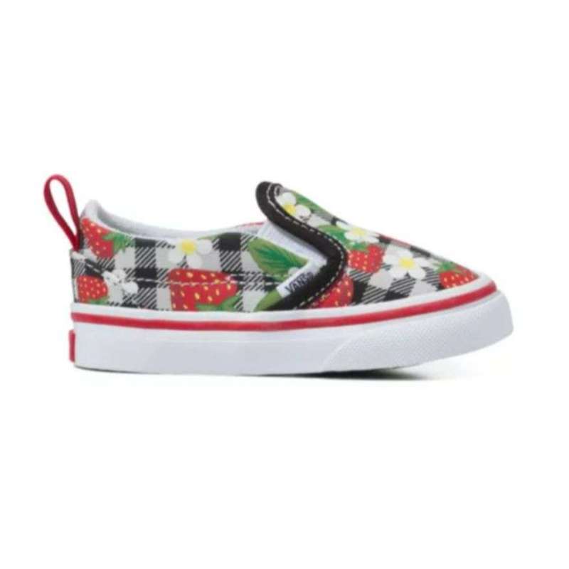 Strawberry vans shop slip on