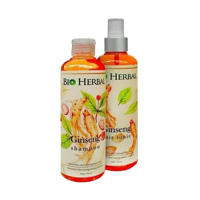 Jual Bio Herbal Paket Ginseng Shampoo Hair Tonic Online Januari 2021 Blibli