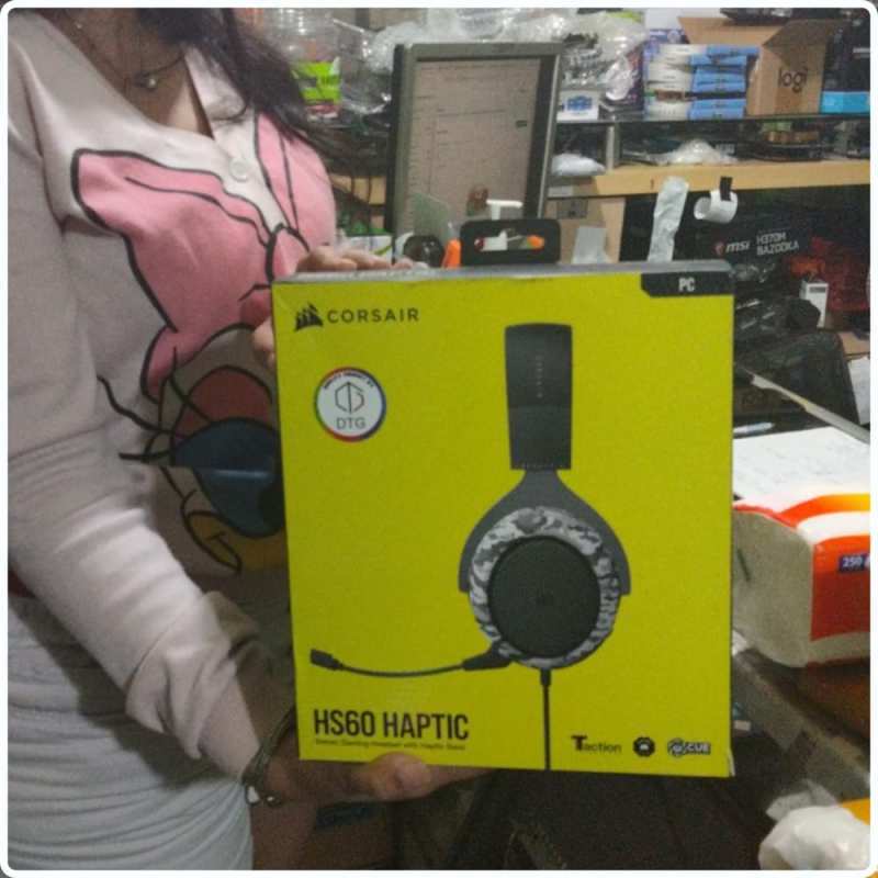 Jual Corsair Hs60 Haptic Stereo Headset 