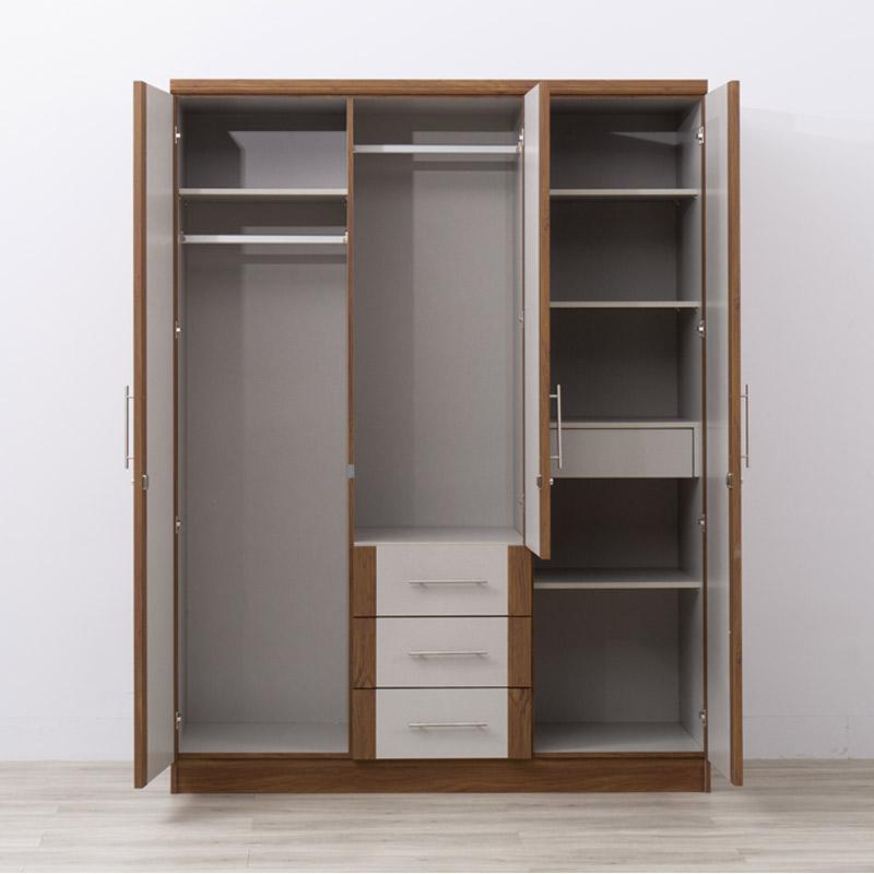 Jual Dekoruma Levi Lemari Pakaian 3 Pintu Kayu Olahan Minimalis Dengan Kaca Cermin Dan Laci 3 Susun Online April 2021 Blibli