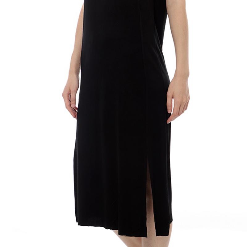 black ankara dress
