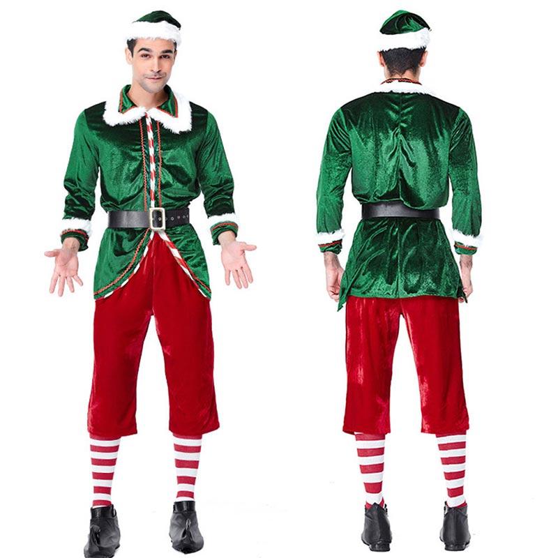 Jual Bluelans Men Couple Elf Costume Christmas Party Clothes Role Play Carnival Props L Online November 2020 Blibli Com