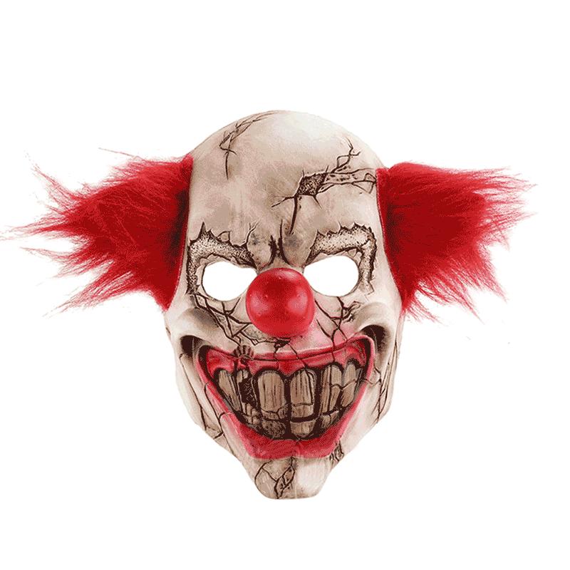 Jual Full Face Latex Mask Scary Clown Halloween Costume Evil Creepy Party Horror Prop Online Oktober 2020 Blibli Com