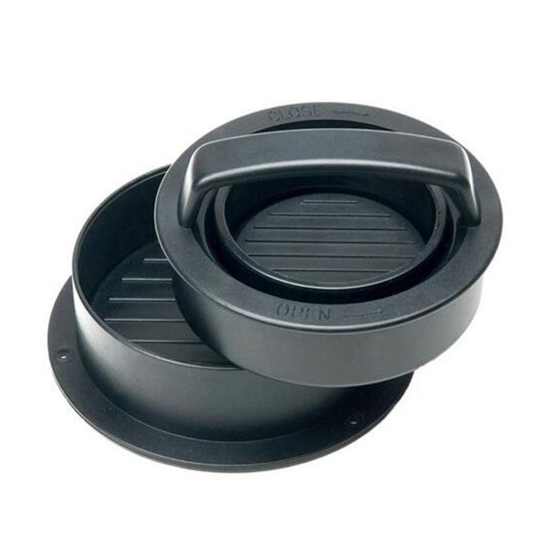 Jual H Ikea 3 In 1 Non Stick Meat Burger Maker Round Shape Hamburger Press For Kitchen Black Online September 2020 Blibli Com