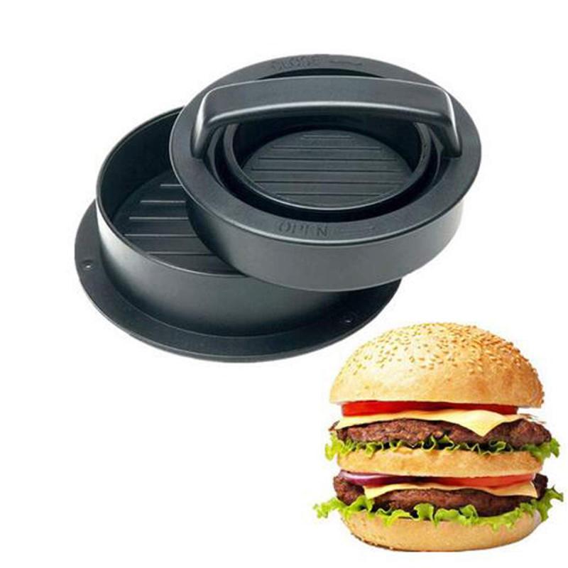 Jual H Ikea 3 In 1 Non Stick Meat Burger Maker Round Shape Hamburger Press For Kitchen Black Online September 2020 Blibli Com