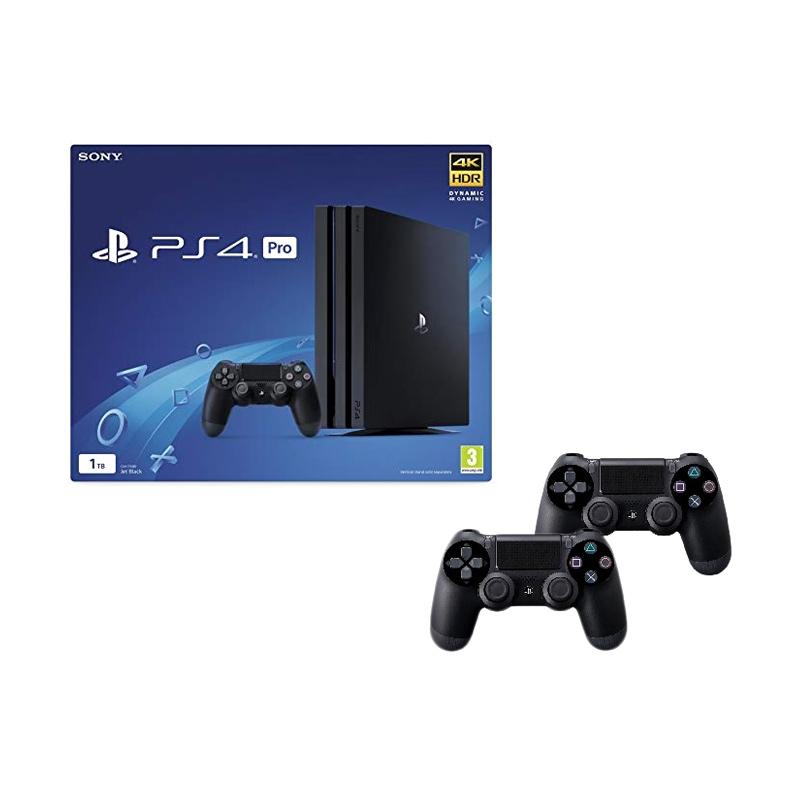 Jual SONY PS4 Pro 1 TB Cuh 7106 B 2 Stick Konsol PlayStation di